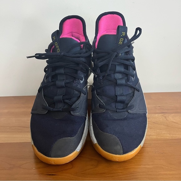 Nike Mens AO2607-401 Obsidian Pink Blast P. George Size 9.5 Basketball Shoes - Picture 4 of 9